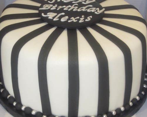 black_white_stripes_birthday_cake